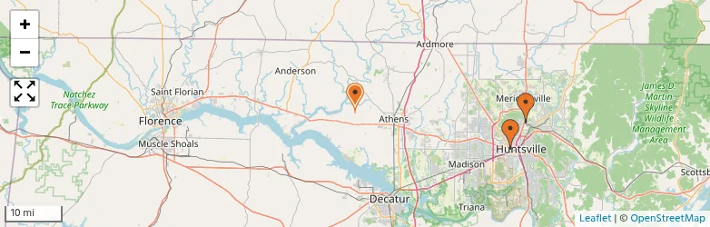 Related schools map