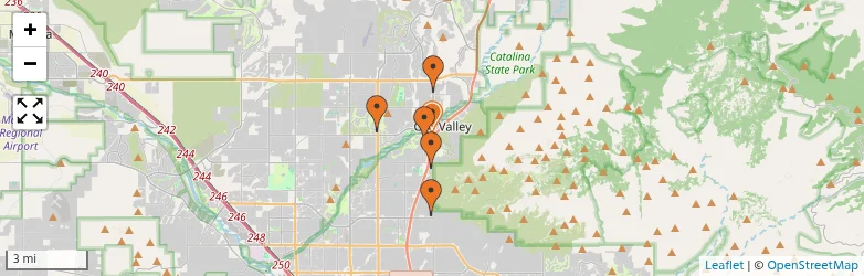 Related schools map