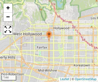 Map of Los Angeles Cheder / Bais Tzivia