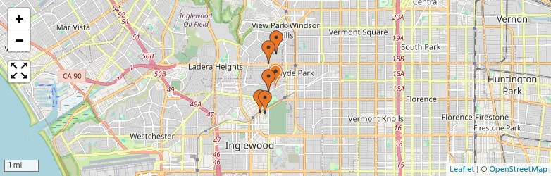 Related schools map