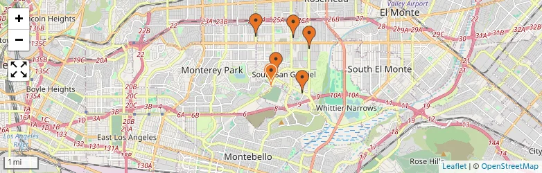Related schools map
