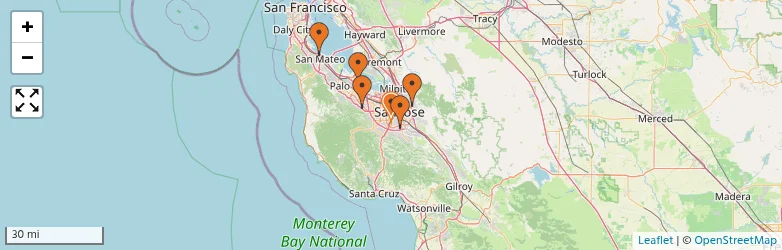 Related schools map
