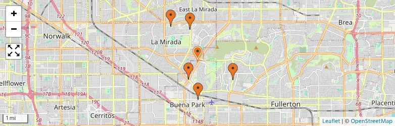 Related schools map