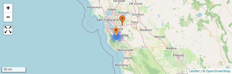 Related schools map