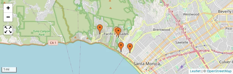 Related schools map
