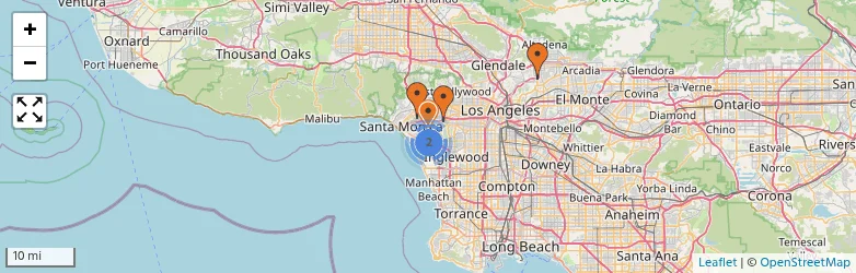 Related schools map