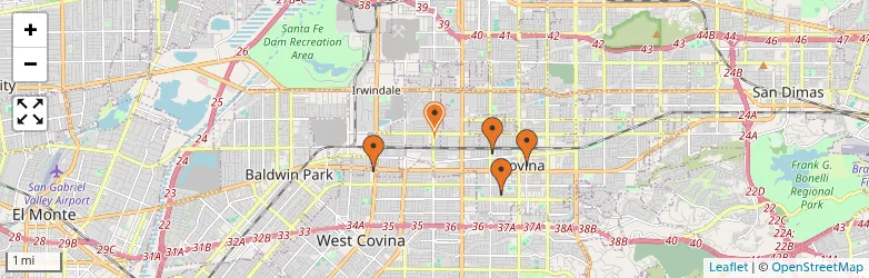 Related schools map