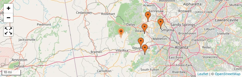Related schools map