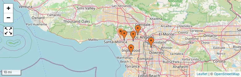Related schools map