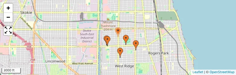 Related schools map
