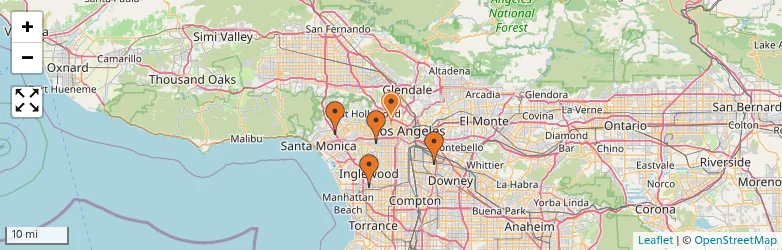 Related schools map