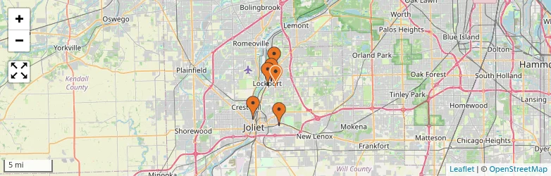 Related schools map