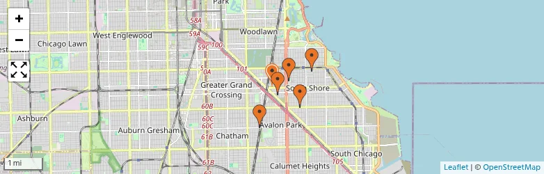 Related schools map