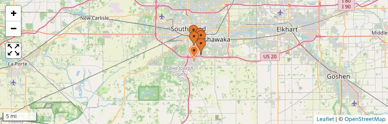 Related schools map