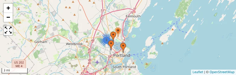 Related schools map