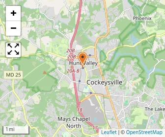 Map of Play And Learn At Hunt Valley