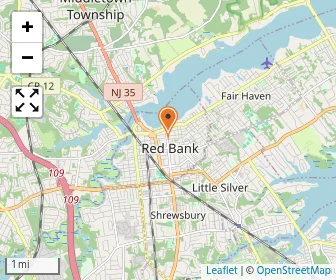 Map of Red Bank Catholic High School