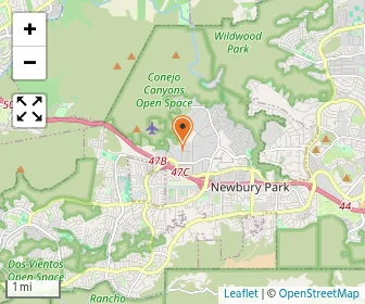 Map of Newbury Park Adventist Academy