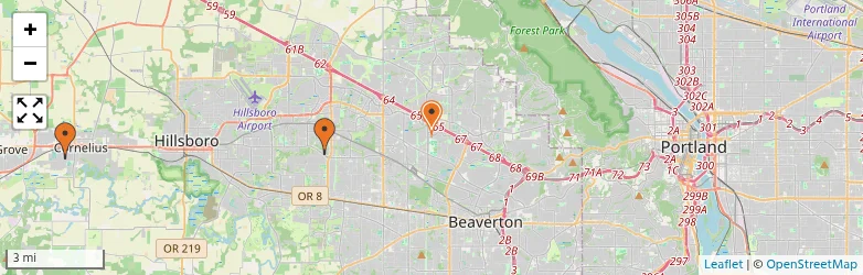 Related schools map