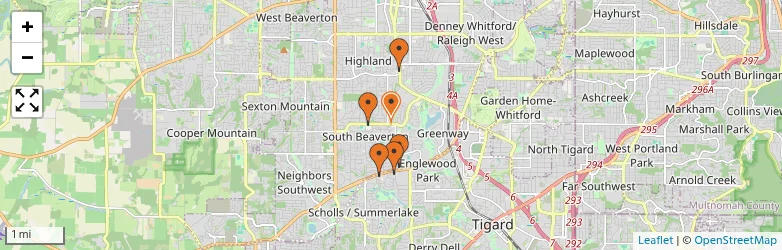 Related schools map