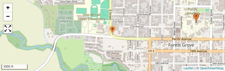 Related schools map