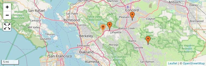 Related schools map