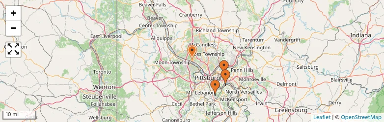 Related schools map