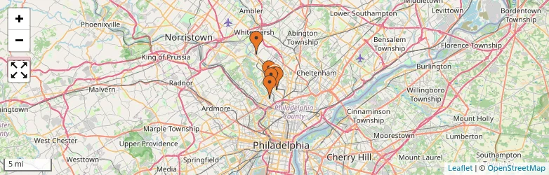 Related schools map