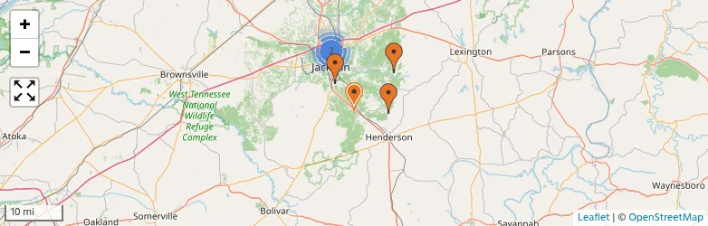 Related schools map