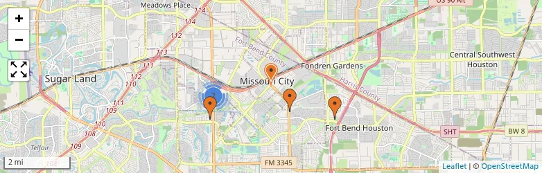 Related schools map