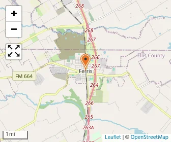 Map of Ferris Christian Academy