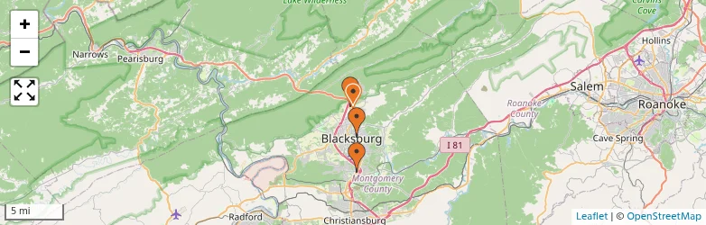 Related schools map
