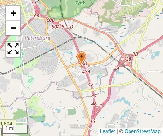 Map of Poplar Springs Hospital Learning Center