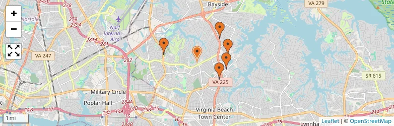 Related schools map