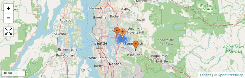 Related schools map