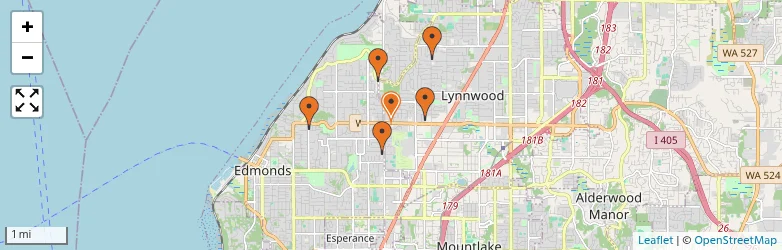 Related schools map