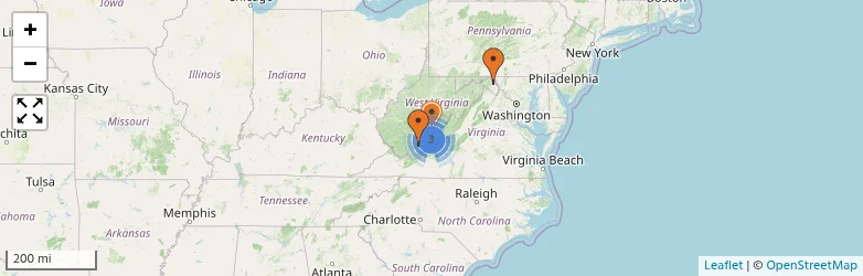 Related schools map