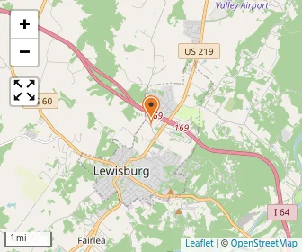 Map of Lewisburg Baptist Academy