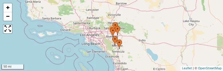 Related schools map