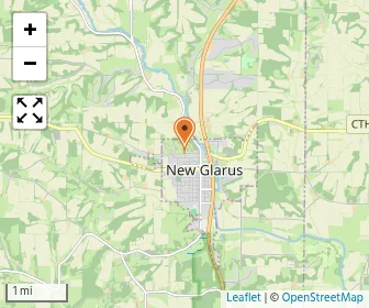 Map of New Glarus Christian School