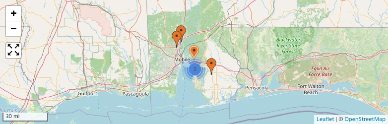 Related schools map