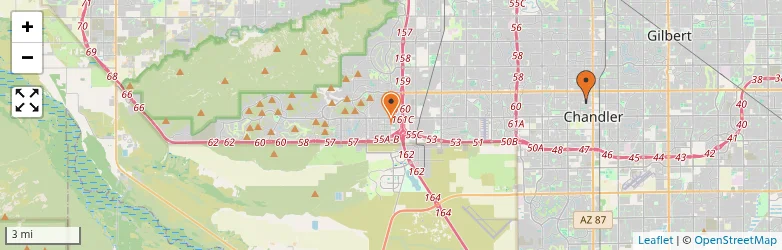 Related schools map