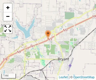 Map of Arkansas Christian Academy