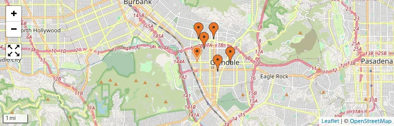 Related schools map