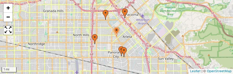Related schools map