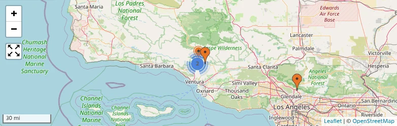 Related schools map