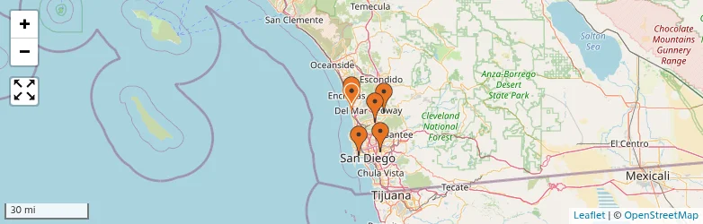 Related schools map
