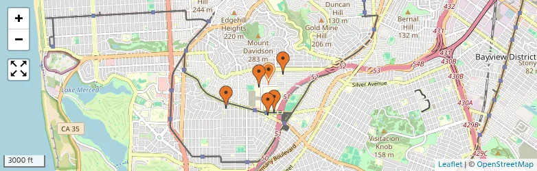 Related schools map
