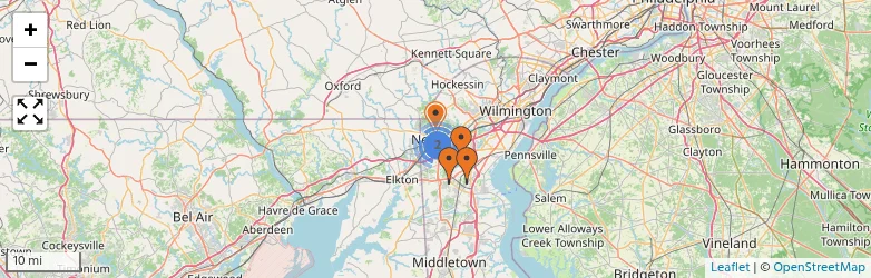 Related schools map