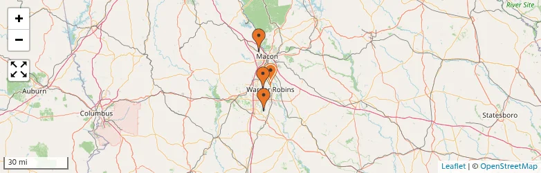 Related schools map